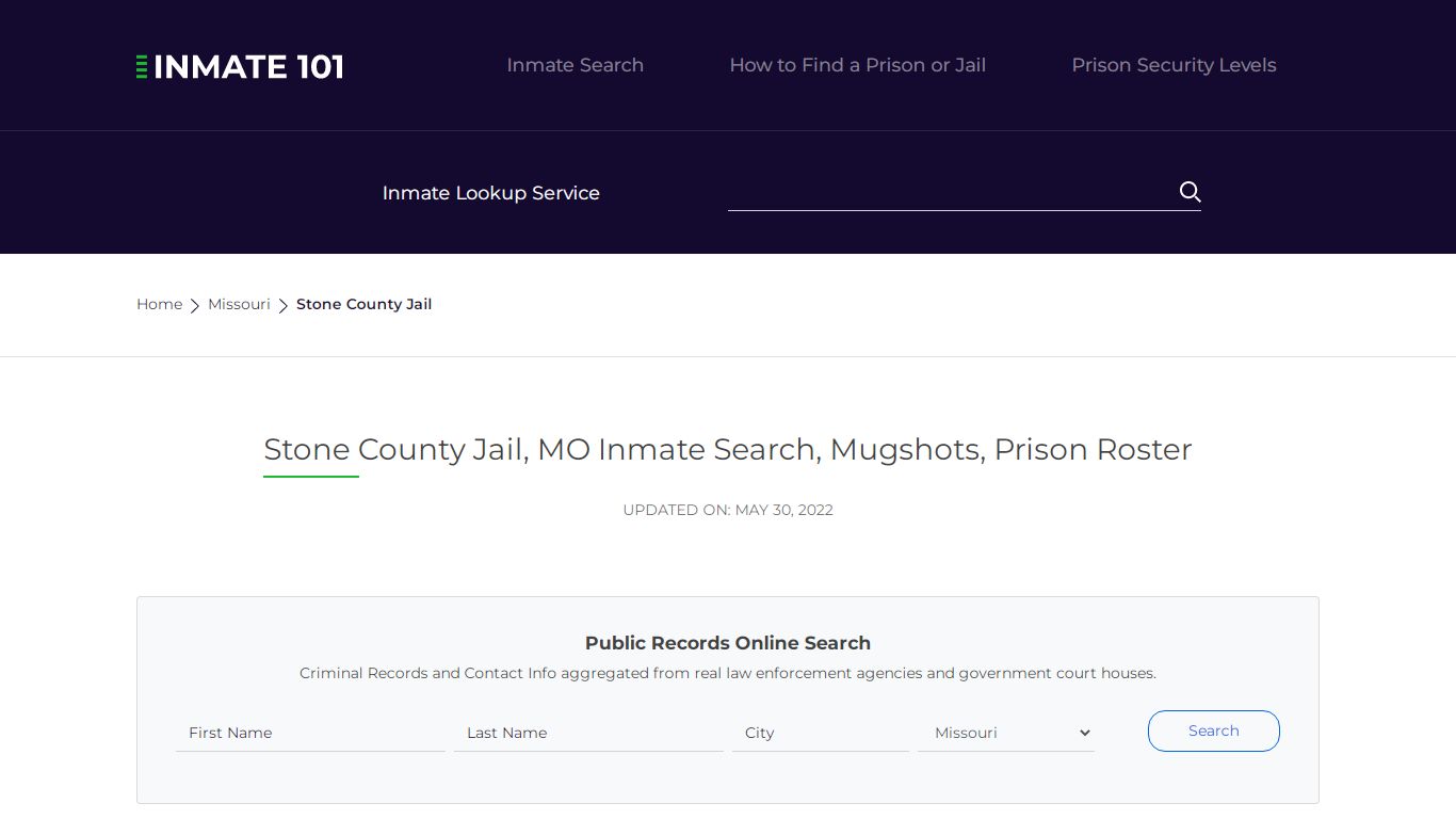 Stone County Jail, MO Inmate Search, Mugshots, Prison Roster